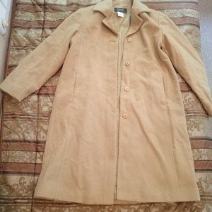 Signature by Harve Bernard Women's Coat  ///  Small /// Camel